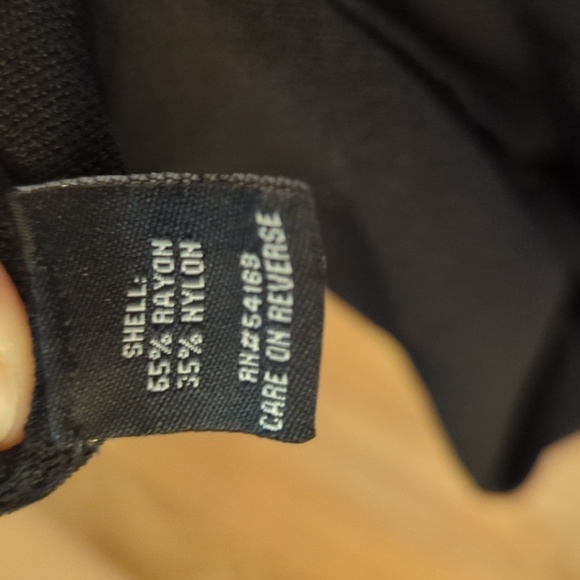 Black and white striped sleeveless dress for business, casual, Ellen Tracy M - Picture 5 of 6